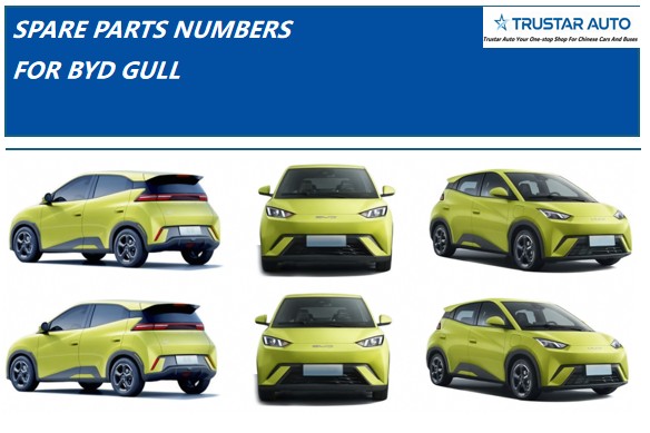 【TRUSTAR AUTO】SPARE PARTS NUMBERS FOR BYD GULL