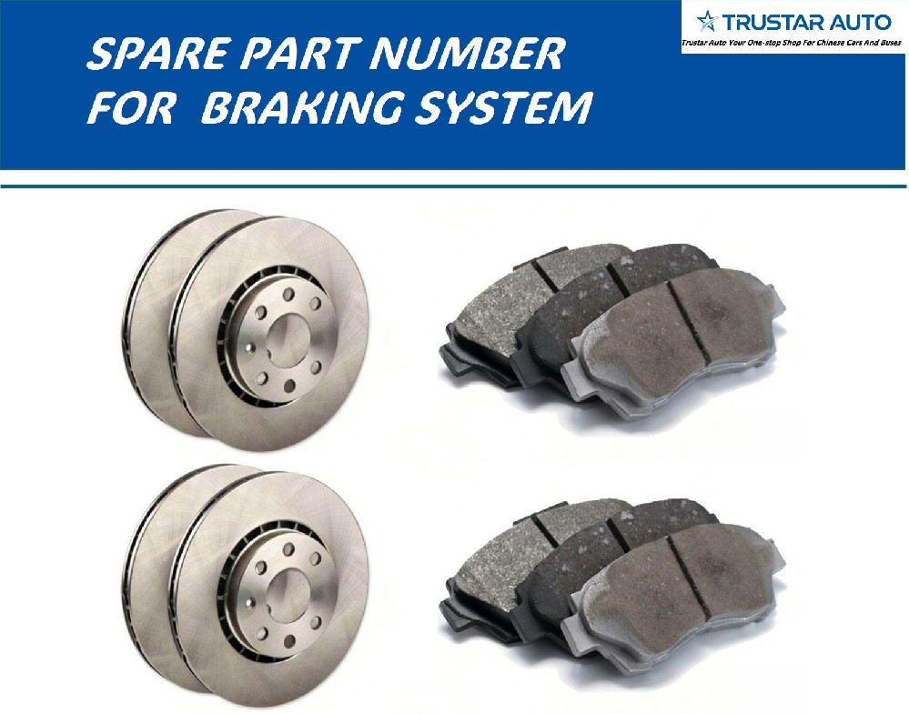 【TRUSTAR AUTO】Spare Parts Numbers For BRAKING SYSTEM