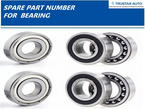 【TRUSTAR AUTO】 Spare Parts Numbers For BEARING